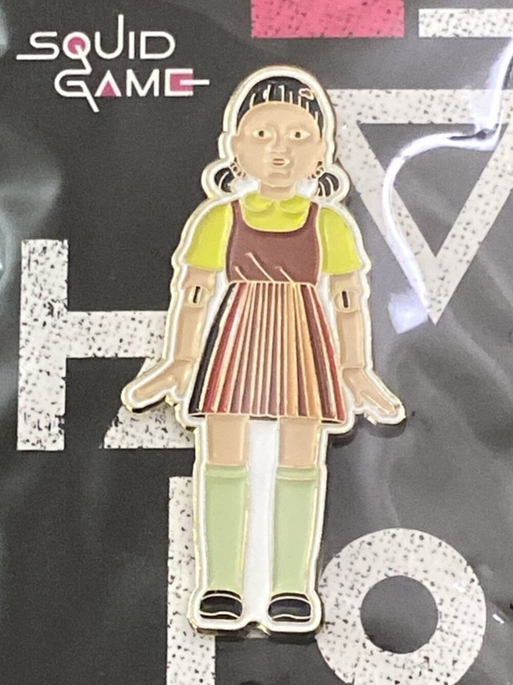 RARE LIMITED EDITION LE OFFICIAL MERCH Squidgame FYC Swag Promo Pin Netflix NEW